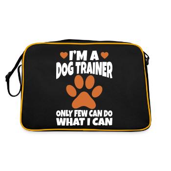 Dresseur de chiens École de chiens Sports canins - Sac Retro - noir/or - Dos