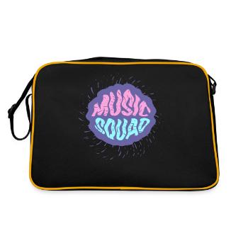 Groupe de musique Professeur de musique Musicien - Sac Retro - noir/or - Dos