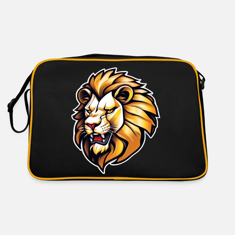 Löwenkopf Retro Tasche