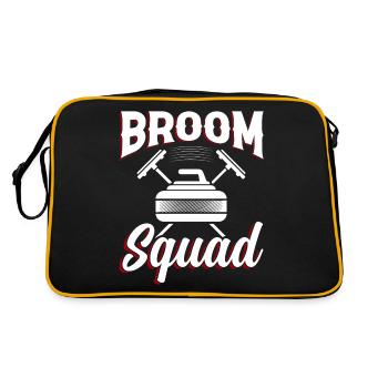 Broom Squad Balayage Curler Sport De Glace - Sac Retro - noir/or - Dos