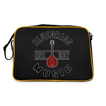 Bluegrass Music Bluegrass Mandolin EST 1937 - Retro Bag - black/gold - Back