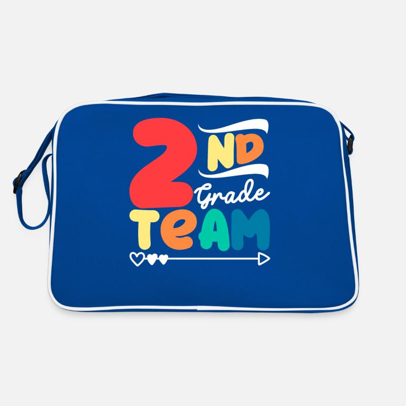 Equipe de la 2ème classe Deuxième élève enseignant 100. Sac Retro