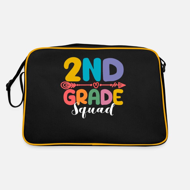 2e année de l’escouade deuxième enseignant élève 100e jour Sac Retro