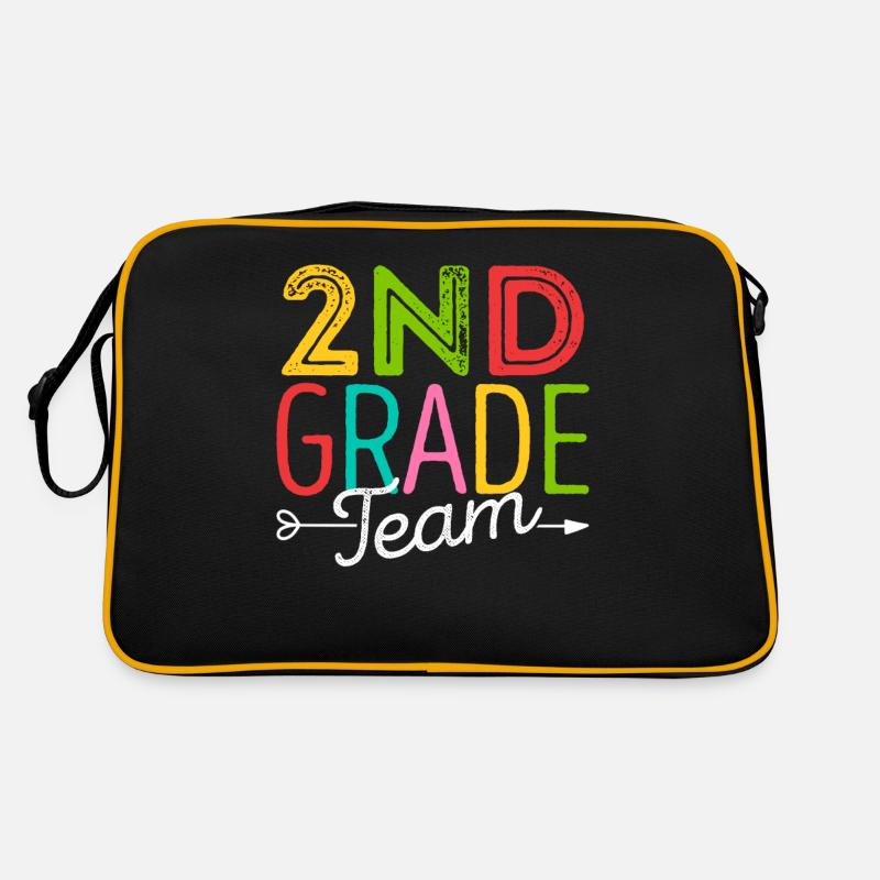 Team of the 2nd class Second teacher student 100. Retro Bag