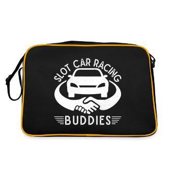 Slot Car Racing Buddies Racing Cadeau - Sac Retro - noir/or - Dos