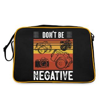 Don't Be Negative Photography Camera - Retro Bag - black/gold - Back