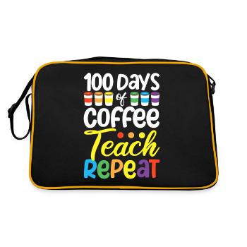100 jours d’école Les amateurs de café enseignent à nouveau - Sac Retro - noir/or - Dos