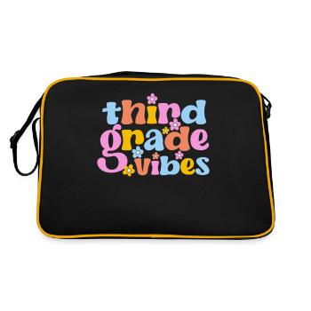Third Grade Vibes Third Grade Team Retro 100 - Retro Bag - black/gold - Back