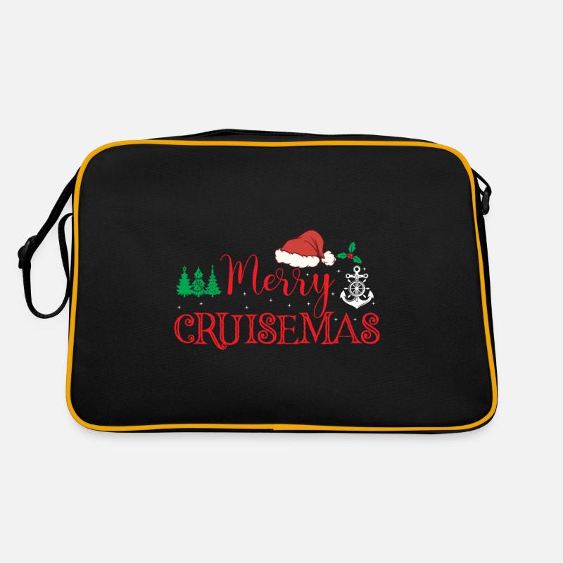 Joyeuse croisière de Noël Sac Retro