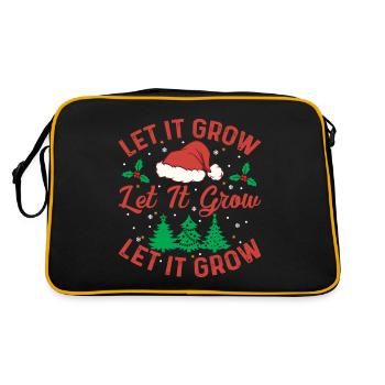 Laissez-le grandir, laissez-le grandir - Sac Retro - noir/or - Dos