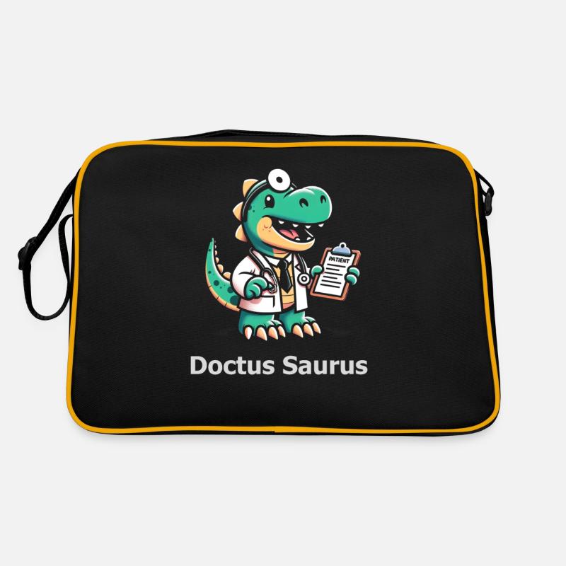 Doctus Saurus Arzt Doktor Retro Tasche