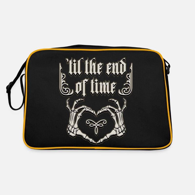 Amour Gothique, Dire Avec Des Mains D’os, Squelette Sac Retro
