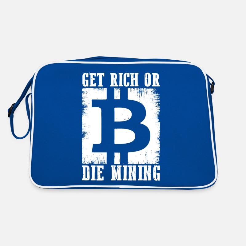 Getting Rich or Die Mining Retro Bag