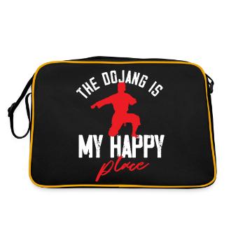 le dojang est mon lieu de bonheur Design pour un tang so - Sac Retro - noir/or - Dos