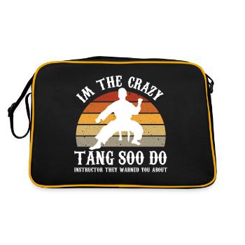 Je suis la saveur folle, tout comme la conception de l’instructeur - Sac Retro - noir/or - Dos