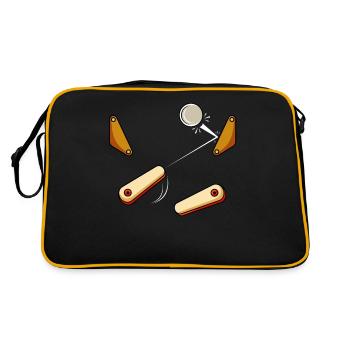 Pinball Machine Pinball Machine - Retro Bag - black/gold - Back