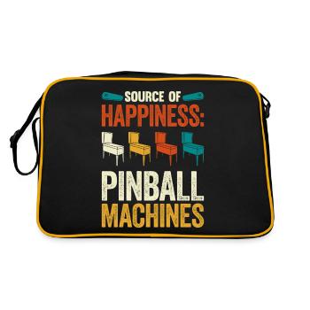 Pinball Machine Pinball Machine - Retro Bag - black/gold - Back