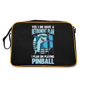 Pinball Machine Pinball Machine - Retro Bag - black/gold - Back