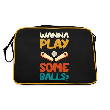 Pinball Machine Pinball Machine - Retro Bag - black/gold - Back
