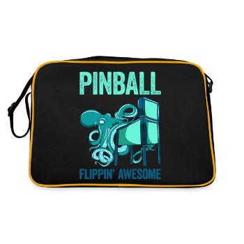 Pinball Machine Pinball Machine - Retro Bag - black/gold - Back