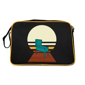 Pinball Machine Pinball Machine - Retro Bag - black/gold - Back