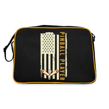 Pinball Machine Pinball Machine - Retro Bag - black/gold - Back