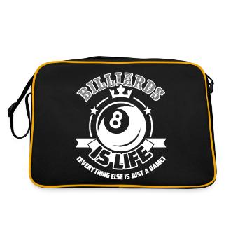Billiards Billiards Is Life - Retro Bag - black/gold - Back