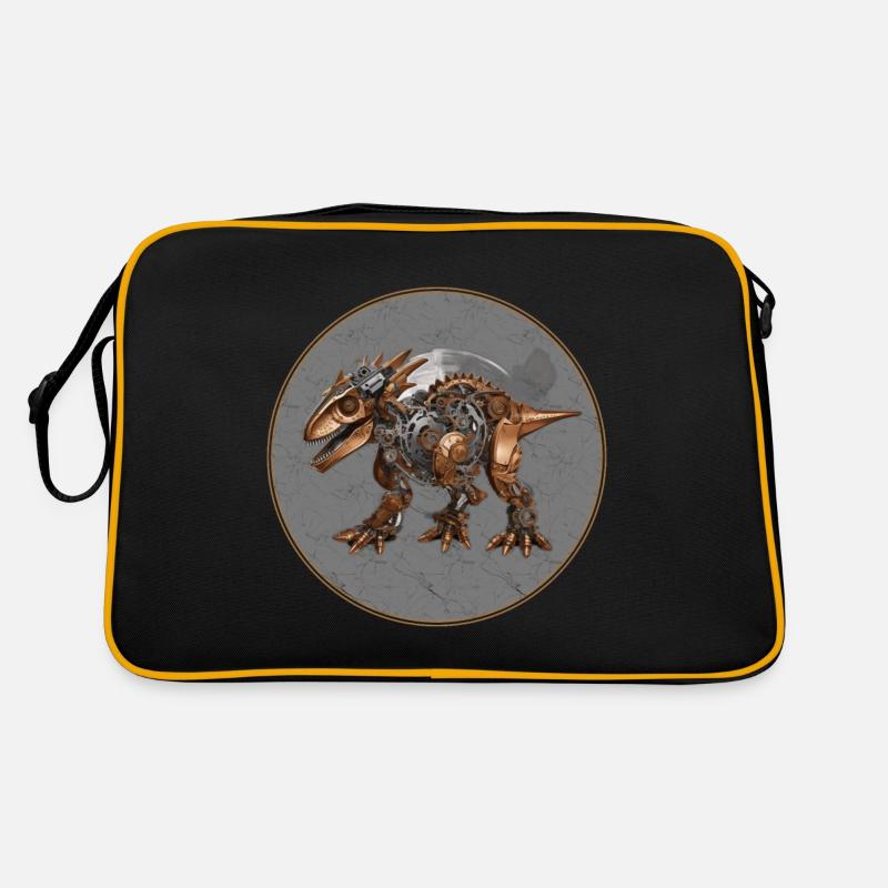 Steampunk Dinosaur Retro Bag