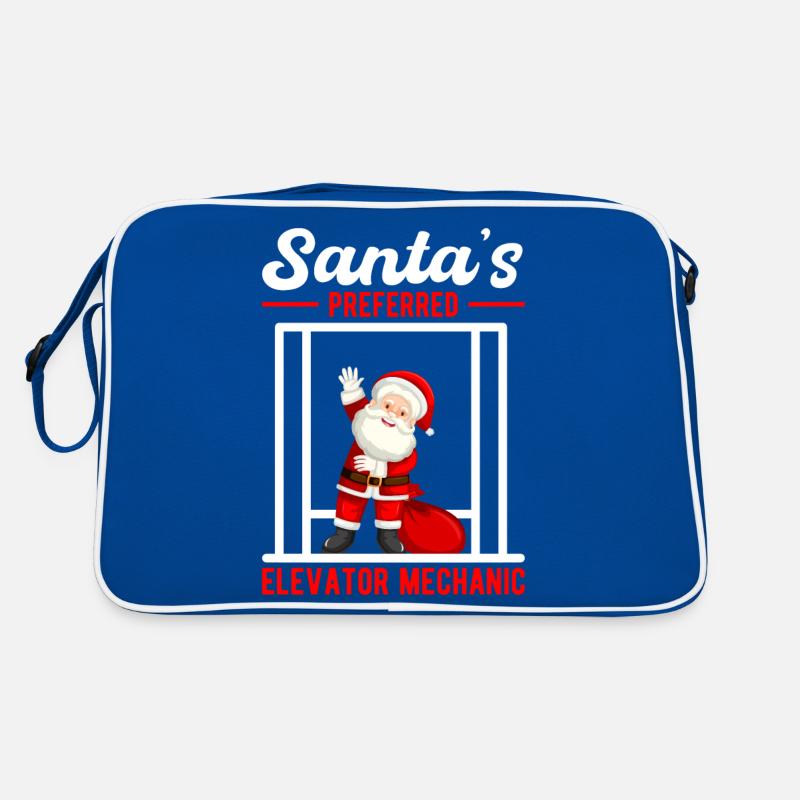 Funny Elevator Mechanics Santa´s Preferred Gift Retro Tasche