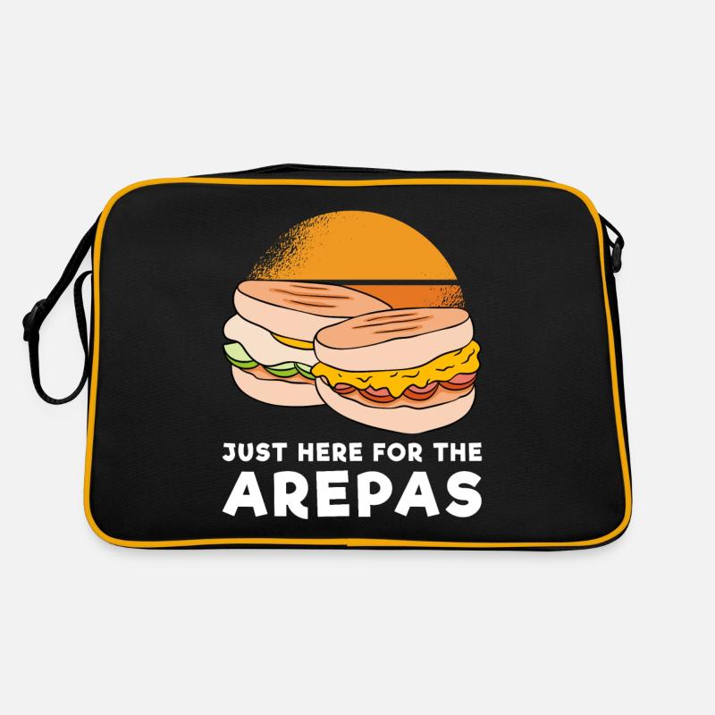 Just Here For The Arepas Retro Tasche