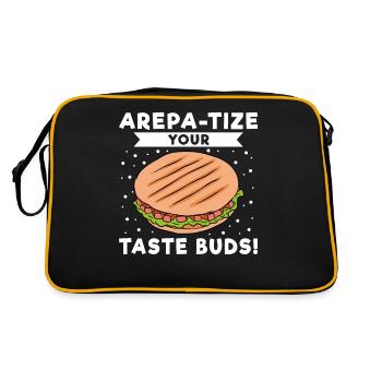 Arepa-Tize Your Taste Buds - Retro Bag - black/gold - Back