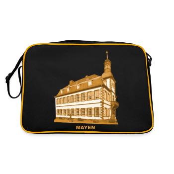 Mairie de Mayen Coblence Eifel Rhénanie-Palatinat - Sac Retro - noir/or - Dos