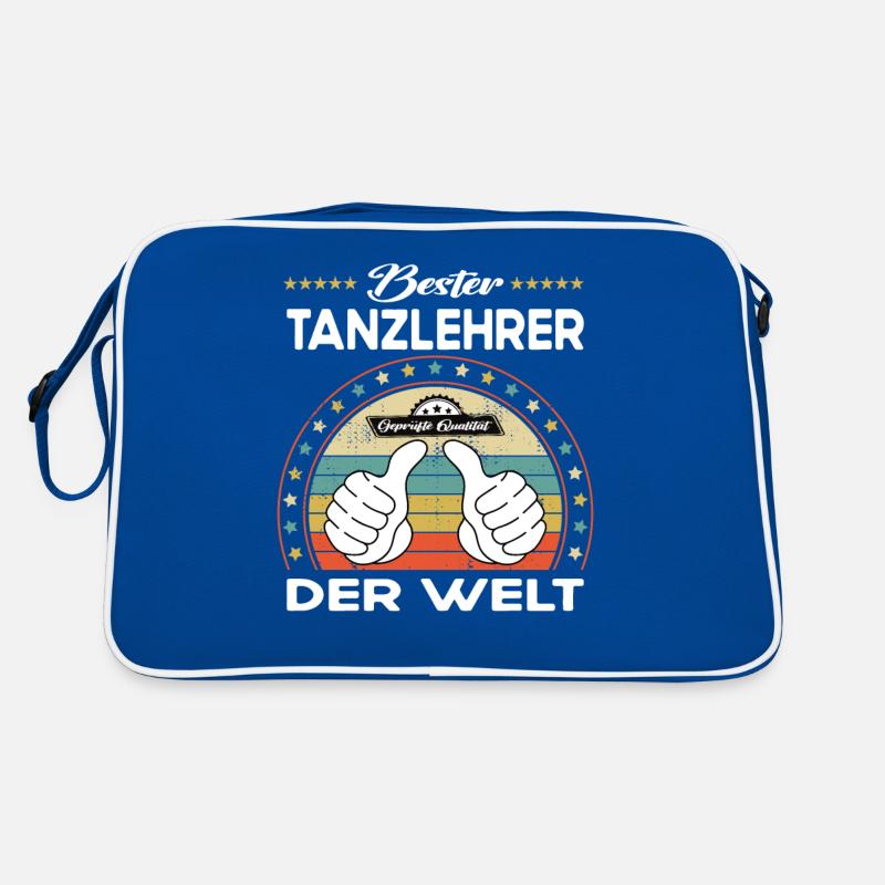 Bester tanzlehrer der Welt Retro Tasche