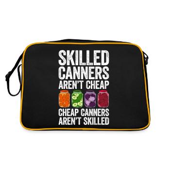 Skilled Canners Aren't Cheap Cheap - Retro Bag - black/gold - Back