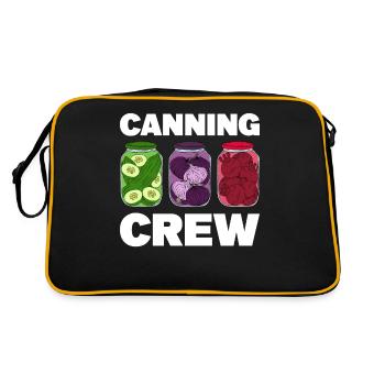 Canning Crew - Retro Bag - black/gold - Back