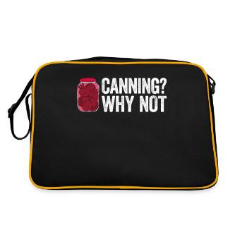 Funny Canning - Retro Bag - black/gold - Back