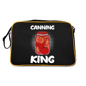 Roi de la conserve - Sac Retro - noir/or - Dos