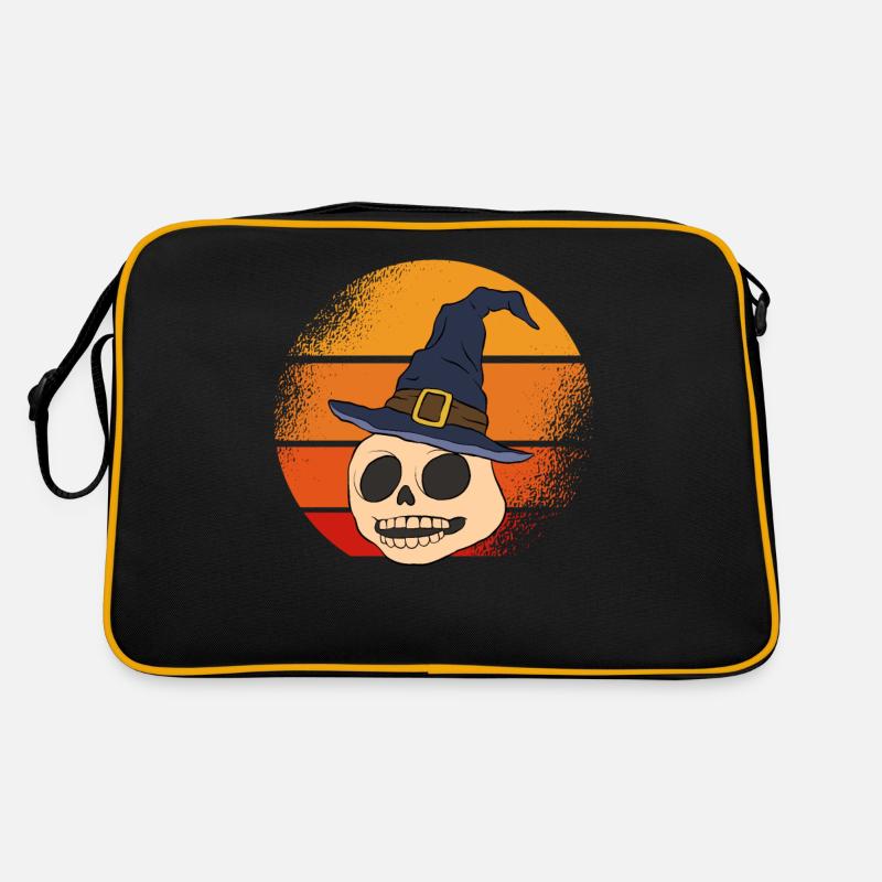 Halloween Pumpkin Halloween Ghost Retro Bag