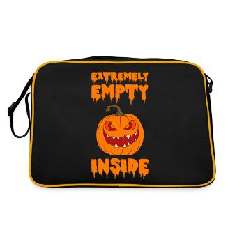 Halloween Pumpkin Halloween Ghost - Retro Bag - black/gold - Back