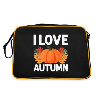J’aime l’automne - Sac Retro - noir/or - Dos