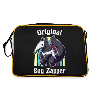 Ameisenbär fourmilier tamandua ameisenfresser - Sac Retro - noir/or - Dos
