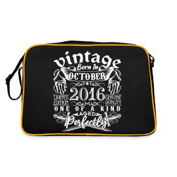 2016 October 2016 Anniversary October 2016 - Retro Bag - black/gold - Back