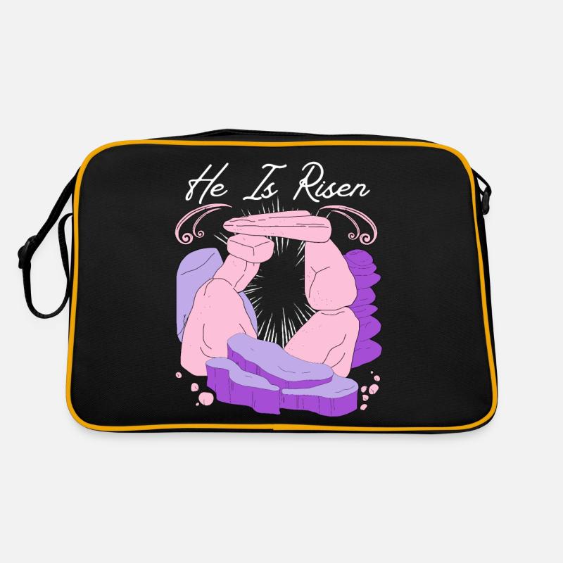 Jesus Christ Resurrection Easter Saying Retro Bag