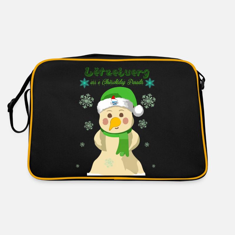 Lëtzebuerg ass e Chrëschtdag paradis Retro Tasche