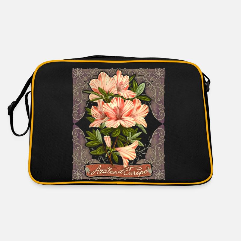 Azalée Vintage, Azalée d’Europe, fleurs botaniques Sac Retro