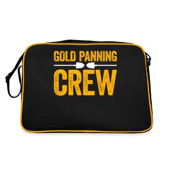 Orpaillage Recherche d’or - Sac Retro - noir/or - Dos