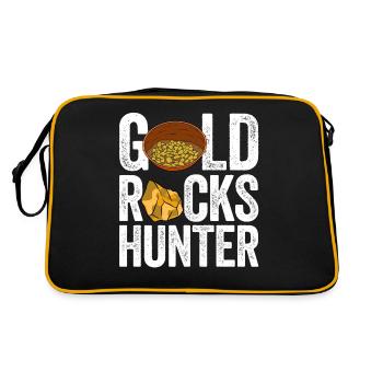 Orpaillage Recherche d’or - Sac Retro - noir/or - Dos