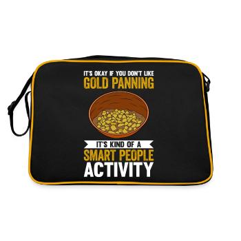 Orpaillage Recherche d’or - Sac Retro - noir/or - Dos