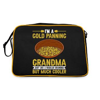Orpaillage Recherche d’or - Sac Retro - noir/or - Dos