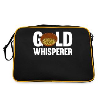 Orpaillage Recherche d’or - Sac Retro - noir/or - Dos